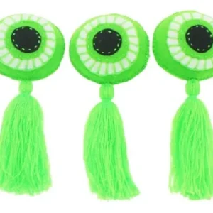 Pompones Ojo Turco 12 Piezas